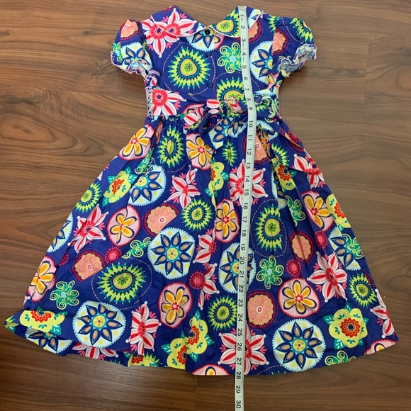 Maxmellata Floral Smocked Dress. size 6X - Picture 6 of 6